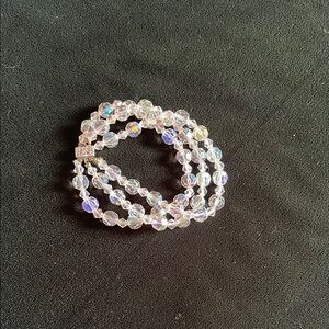 Elegant Vintage Crystal Beaded Bracelet